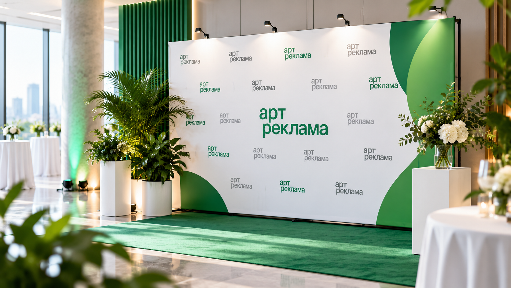 Пресс-воллы и фотозоны
